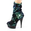 Pleaser - DELIGHT1004 Bottes de plateforme - Vert/Noir Product image